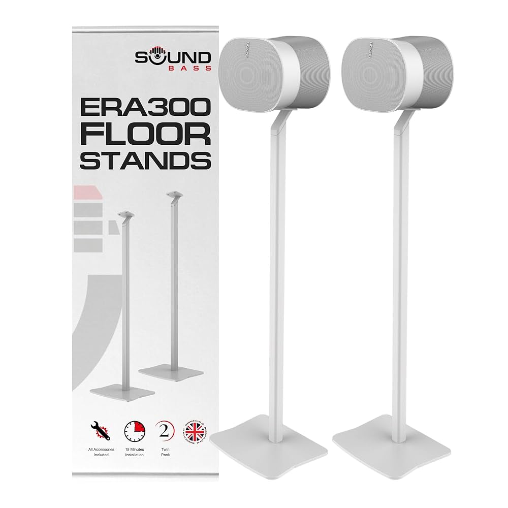 SONOS ERA300 2台 Amazon.com: Sound Bass ERA300 Floor Stand, Premium Metal